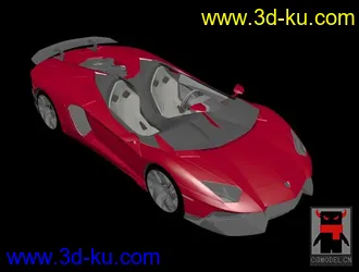 3D打印模型lamborghini aventador j的图片