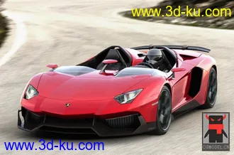 3D打印模型lamborghini aventador j的图片