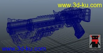 3D打印模型霸气侧漏的(枪)的图片