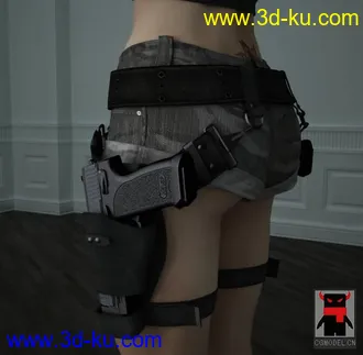 古墓丽影劳拉三维模型的图片