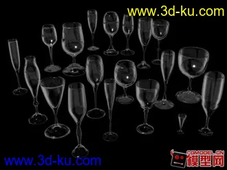钱包  高脚杯 围巾 假发 打火机 ..... 很多模型 一个文件里面有大概 100个模型的图片