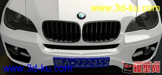 3D打印模型宝马X6 maya渲染  第一次渲染白色的车  感觉一般  继续努力的图片