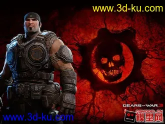 战争机器3马库斯模型，已绑定的图片