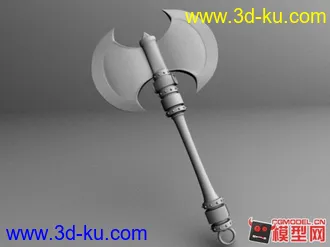 3D打印模型【小默】刚做好的游戏道具....斧头 热乎的 需要的拿走吧的图片