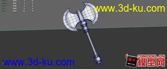 3D打印模型【小默】刚做好的游戏道具....斧头 热乎的 需要的拿走吧的图片