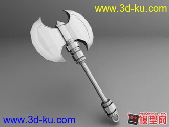 3D打印模型【小默】刚做好的游戏道具....斧头 热乎的 需要的拿走吧的图片