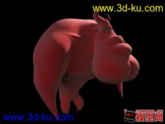 小胖妞之香肠小王子 zbrush模型下载的图片