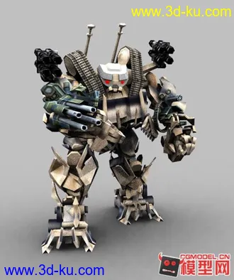 高精度3d.Max.8变形金刚模型之Brawl的图片
