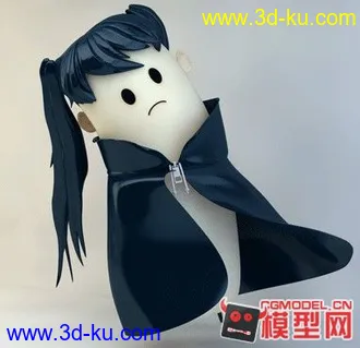 3D打印模型自制-歪头黑岩的图片