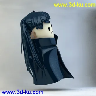 3D打印模型自制-歪头黑岩的图片