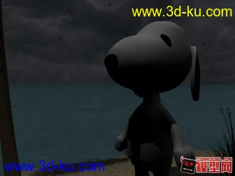 3D打印模型孤岛上的史努比的图片