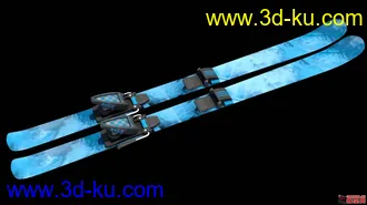 3D打印模型上次发了滑雪板 这次把贴图补上的图片