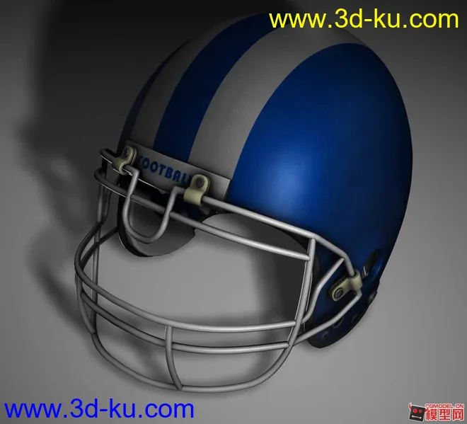 橄榄球头盔  maya 模型的图片1