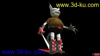 3D打印模型影视动画游戏角色改造迪路兽的图片