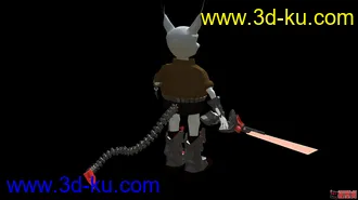 3D打印模型影视动画游戏角色改造迪路兽的图片