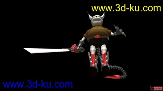 3D打印模型影视动画游戏角色改造迪路兽的图片