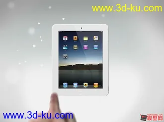 3D打印模型苹果ipad白色的图片