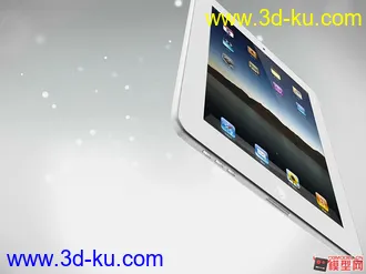 3D打印模型苹果ipad白色的图片