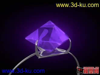 3D打印模型红酒和一个钻石的图片