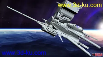 3D打印模型高达0083中的RX-78GP03D石斛兰（颜色贴图+法线贴图）的图片
