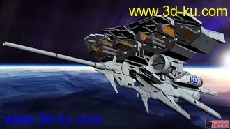 3D打印模型高达0083中的RX-78GP03D石斛兰（颜色贴图+法线贴图）的图片