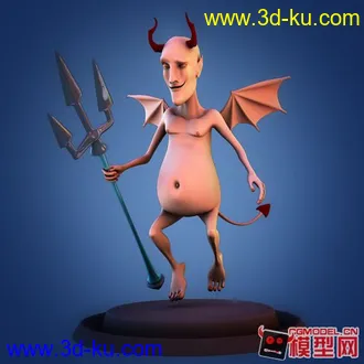3D打印模型超级卡通 小恶魔 2013年第一帖的图片