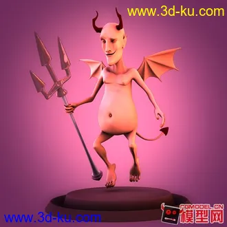 3D打印模型超级卡通 小恶魔 2013年第一帖的图片