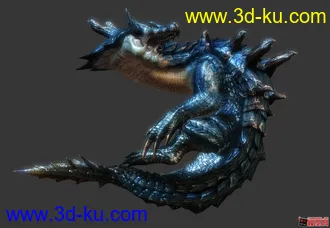 怪物猎人3_海龙_次世代模型(Monster Hunter 3)的图片