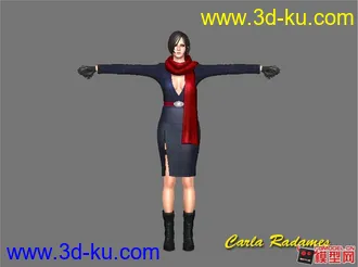 生化危机6，Ada Wong游戏角色模型(增加helena，其他角色逐渐增加中)的图片