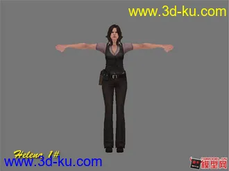 生化危机6，Ada Wong游戏角色模型(增加helena，其他角色逐渐增加中)的图片