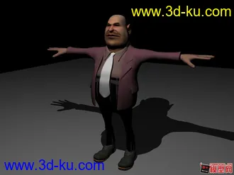 3D打印模型正在制作的动画voodoo动画角色。的图片
