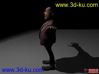 3D打印模型正在制作的动画voodoo动画角色。的图片