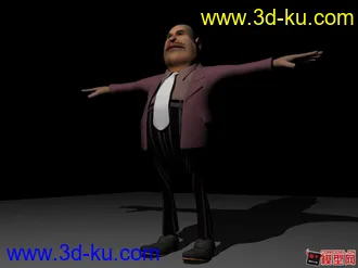 3D打印模型正在制作的动画voodoo动画角色。的图片