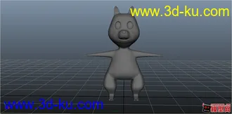 3D打印模型一只正在做的松鼠的图片