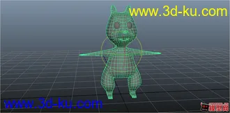 3D打印模型一只正在做的松鼠的图片