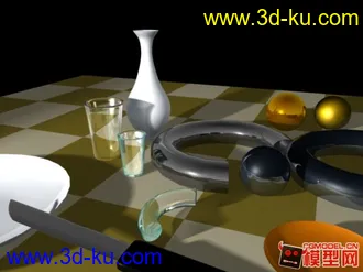 3D打印模型静物场景的图片