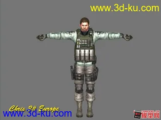 生化危机6游戏角色模型（Leon，Chris）的图片