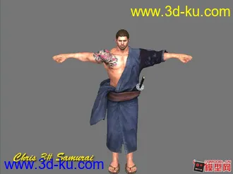 生化危机6游戏角色模型（Leon，Chris）的图片