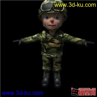 3D打印模型请高手帮满绑定的图片