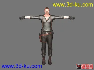 生化危机6，游戏角色模型（Jake和Sherry）的图片