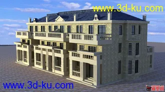3D打印模型别墅的图片