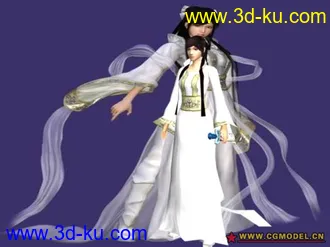 3D打印模型陆雪琪 带骨骼动作的图片
