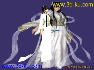 3D打印模型陆雪琪 带骨骼动作的图片