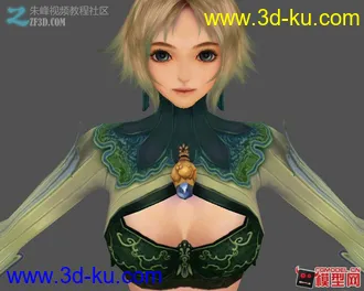 真名法典2-美女塞莱丝汀模型的图片