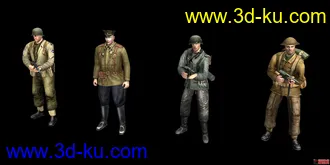 3D打印模型军队人物的图片
