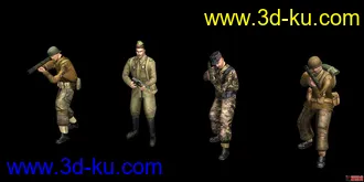 3D打印模型军队人物02的图片