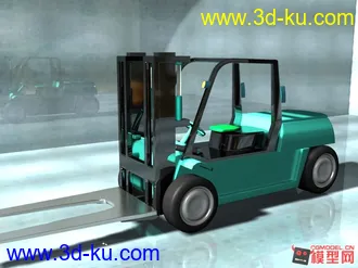 3D打印模型叉车的图片