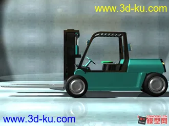 3D打印模型叉车的图片