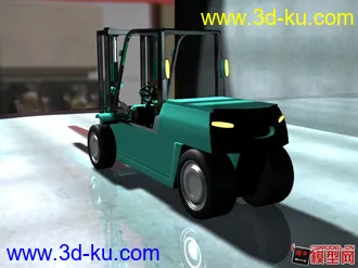 3D打印模型叉车的图片