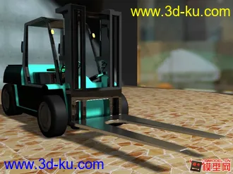 3D打印模型叉车的图片
